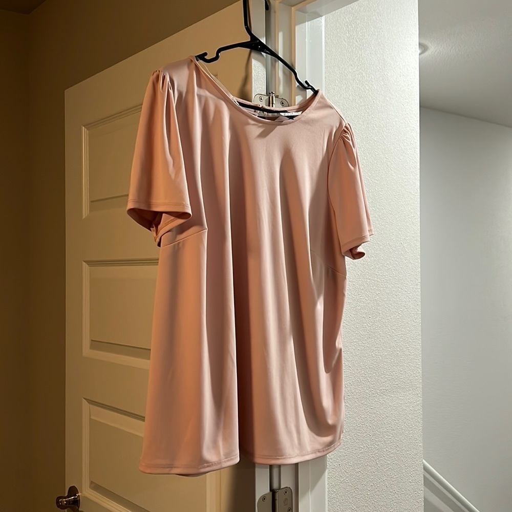 Blush pink blouse. Only worn once to a wedding. Very comfortable